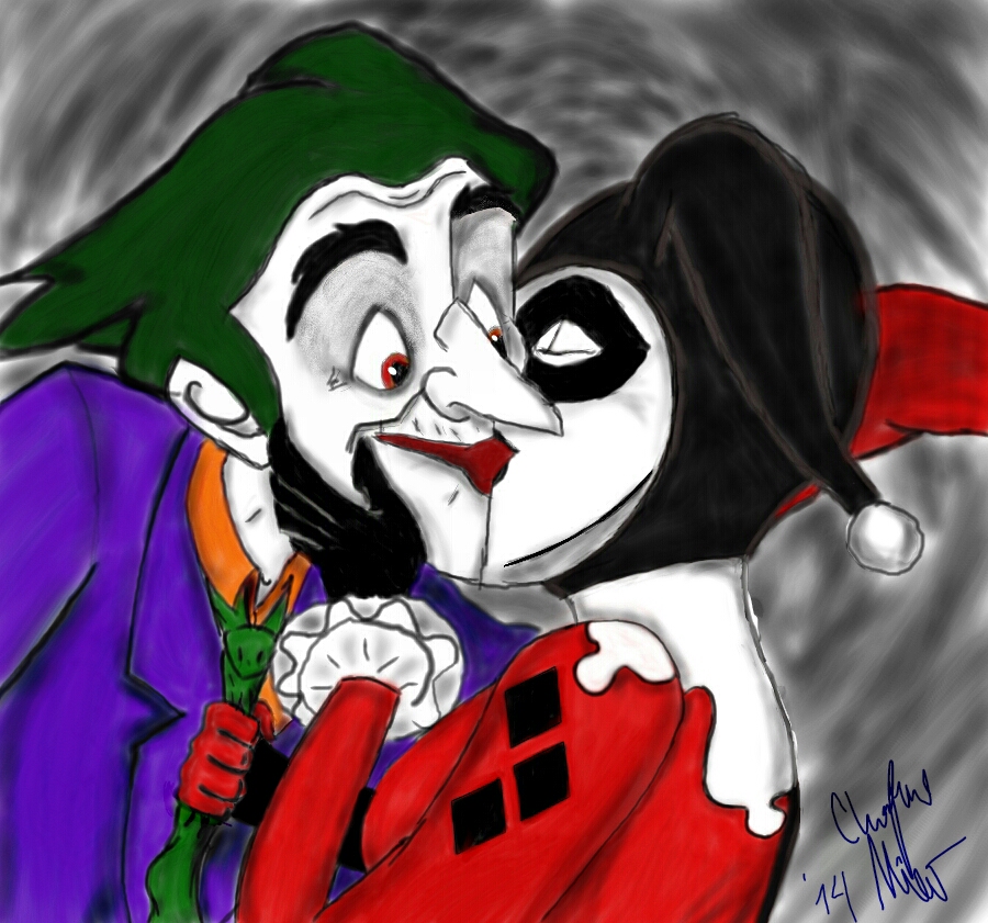 Harley 3 Joker Cute Drawing Love People Harley Quinn