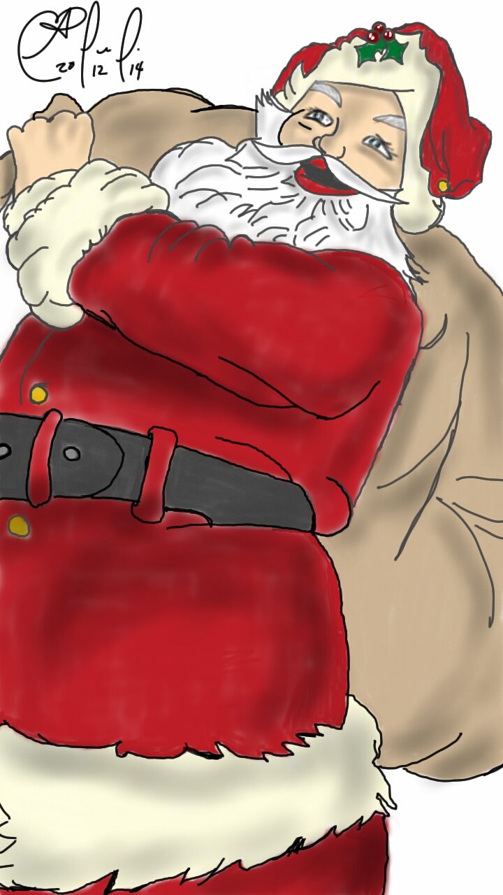 Santa Claus drawing contest winners